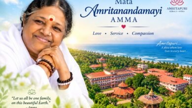 Mata Amritanandamayi 73rd birthday celebration at Amritapuri ashram Kerala - Amma birthday Amrita Varsham 73