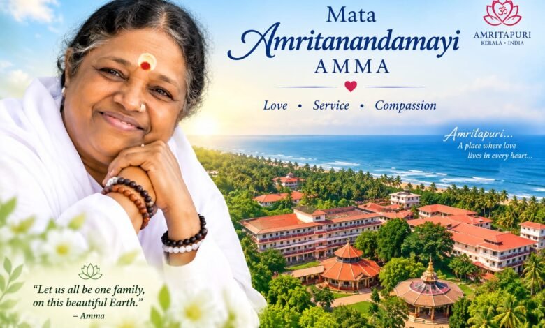 Mata Amritanandamayi 73rd birthday celebration at Amritapuri ashram Kerala - Amma birthday Amrita Varsham 73